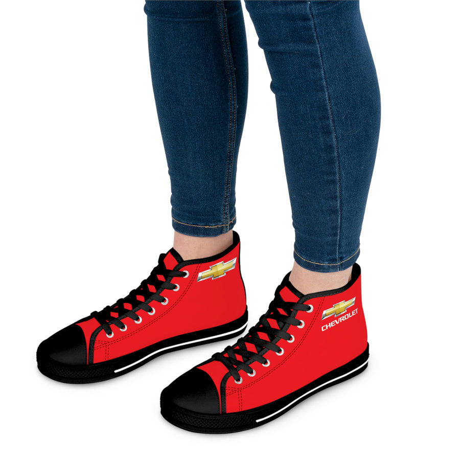 Women's Red Chevrolet High Top Sneakers™