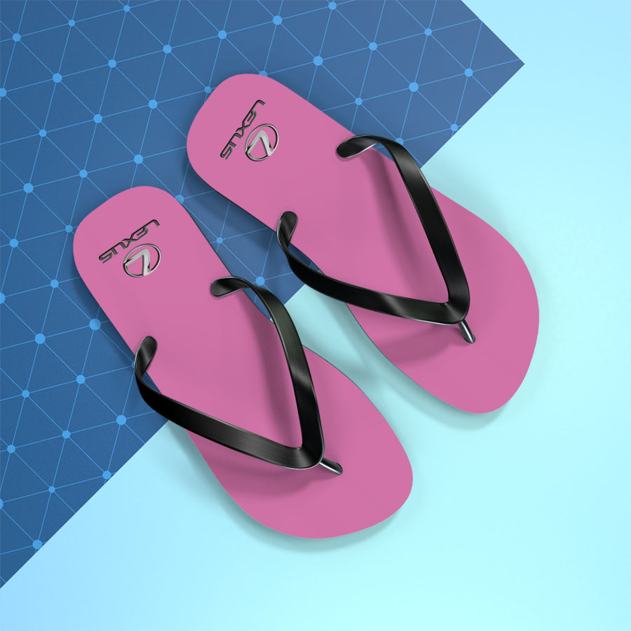 Unisex Light Pink Lexus Flip Flops™