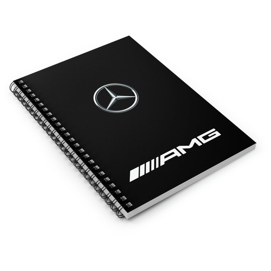 Black Mercedes Spiral Notebook - Ruled Line™