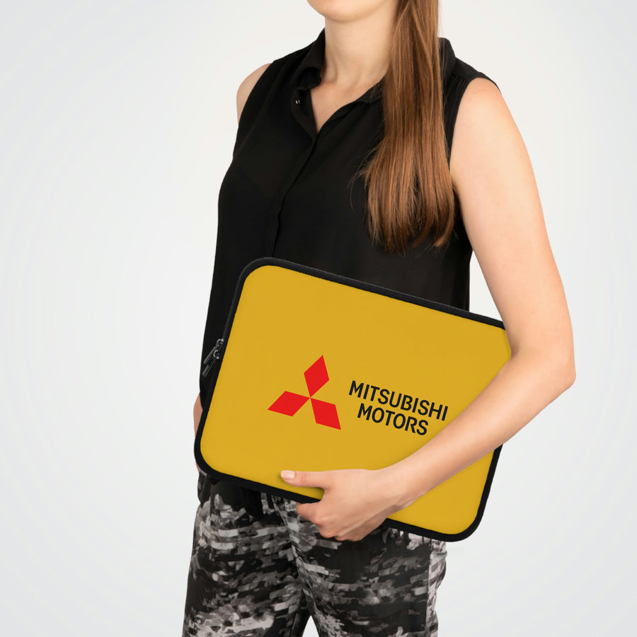 Yellow Mitsubishi Laptop Sleeve™