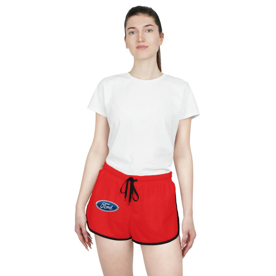 Women's Red Ford Relaxed Shorts™