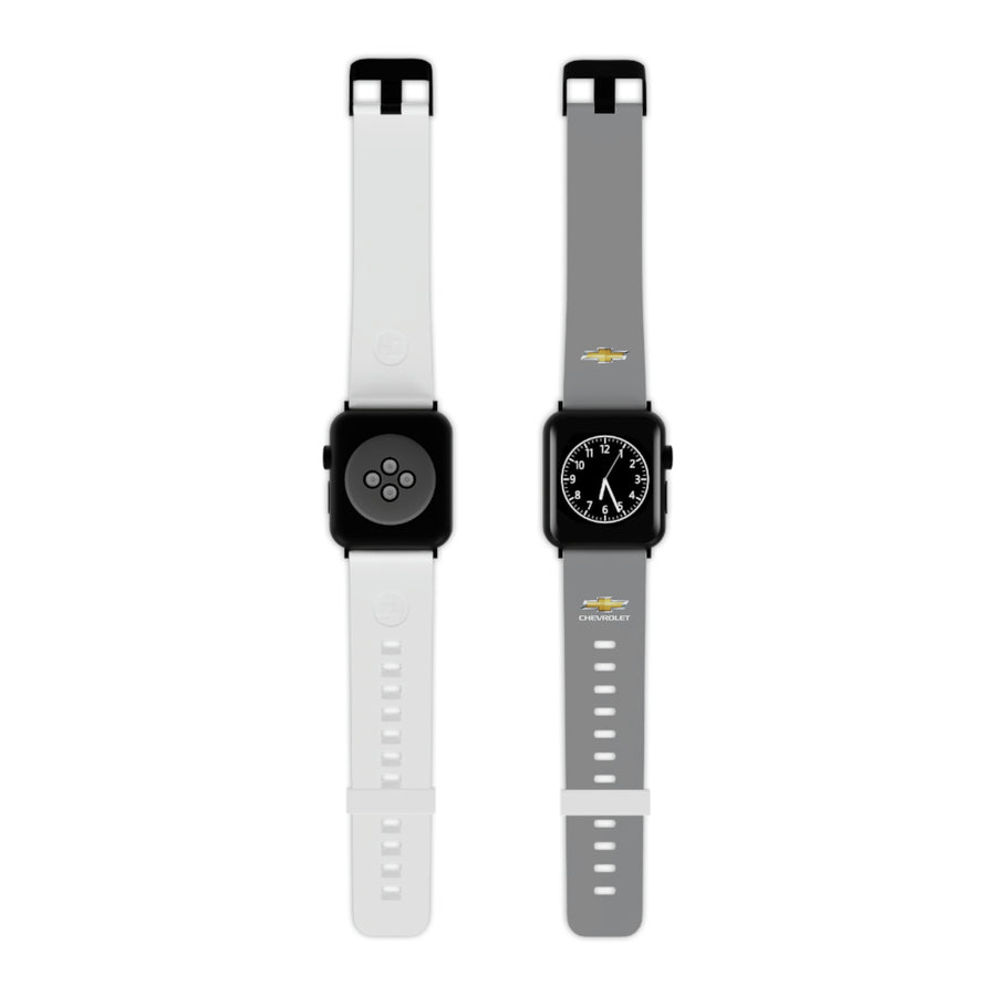 Grey Chevrolet Watch Band for Apple Watch™