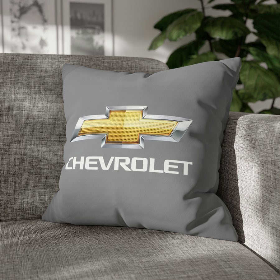 Grey Chevrolet Spun Polyester pillowcase™