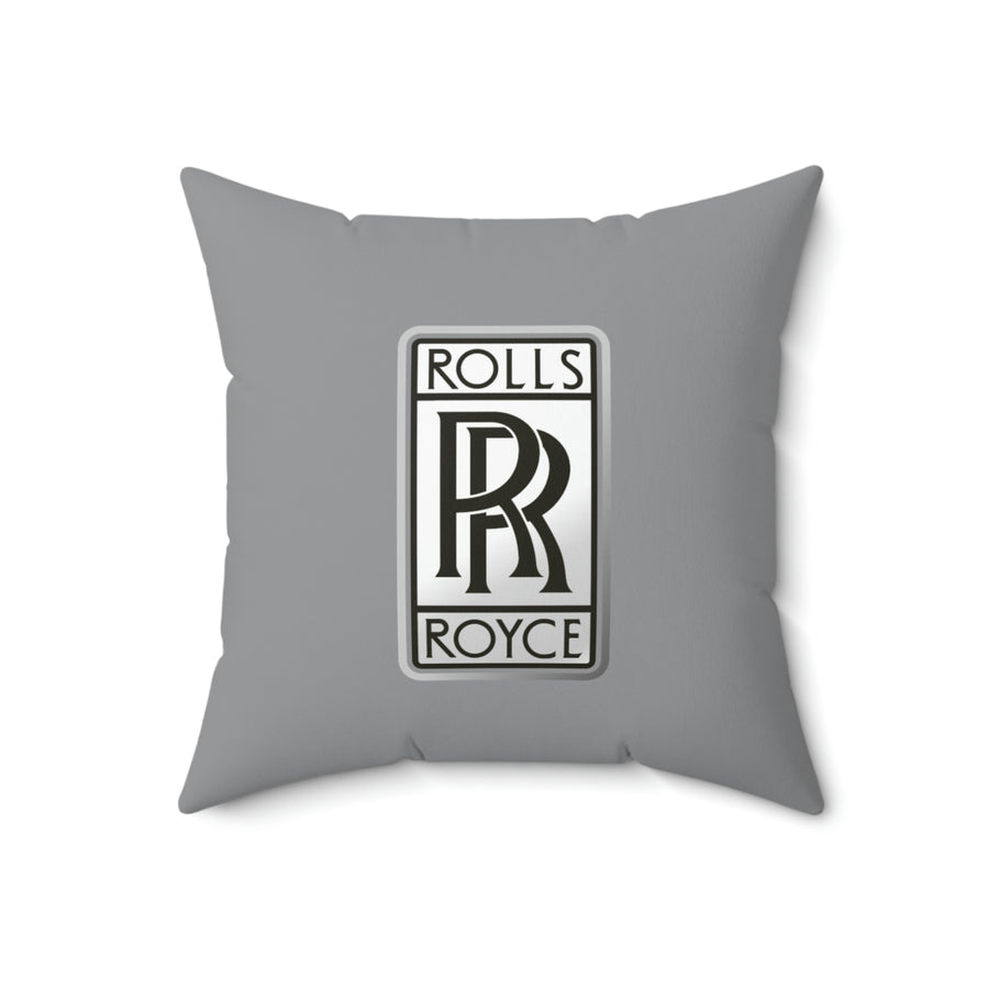 Grey Rolls Royce Spun Polyester Square Pillow™