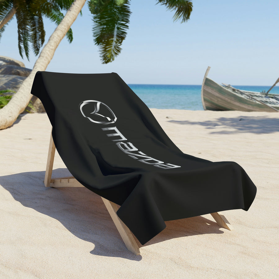 Black Mazda Beach Towel™