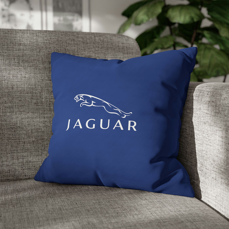 Dark Blue Jaguar Spun Polyester pillowcase™