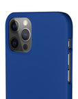 Dark Blue Jaguar Snap Cases™