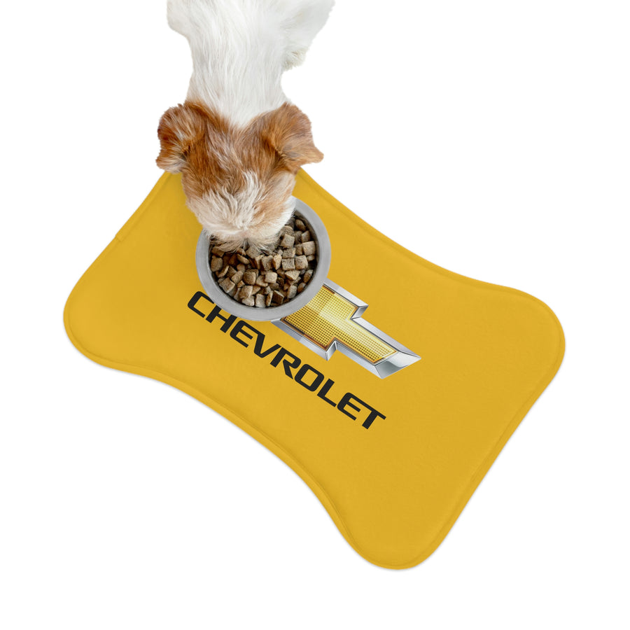 Yellow Chevrolet Pet Feeding Mats™