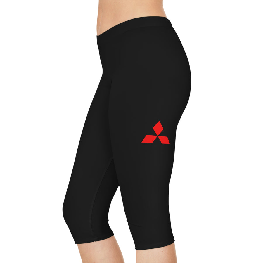 Women's Black Mitsubishi Capri Leggings™