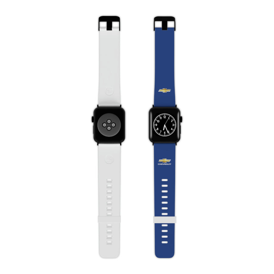 Dark Blue Chevrolet Watch Band for Apple Watch™
