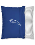 Dark Blue Jaguar Spun Polyester pillowcase™