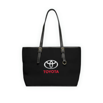 Black Toyota Leather Shoulder Bag™