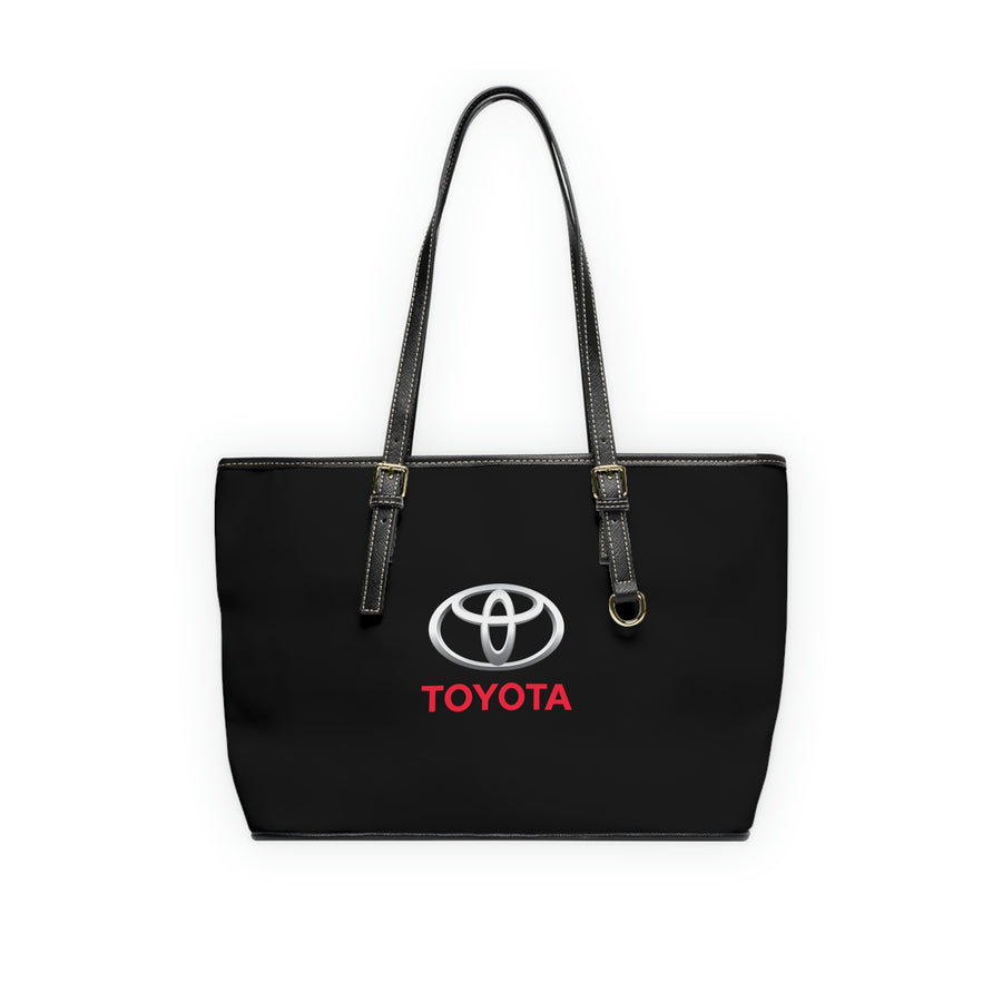 Black Toyota Leather Shoulder Bag™