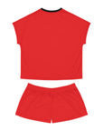 Women's Red Lamborghini Short Pajama Set™