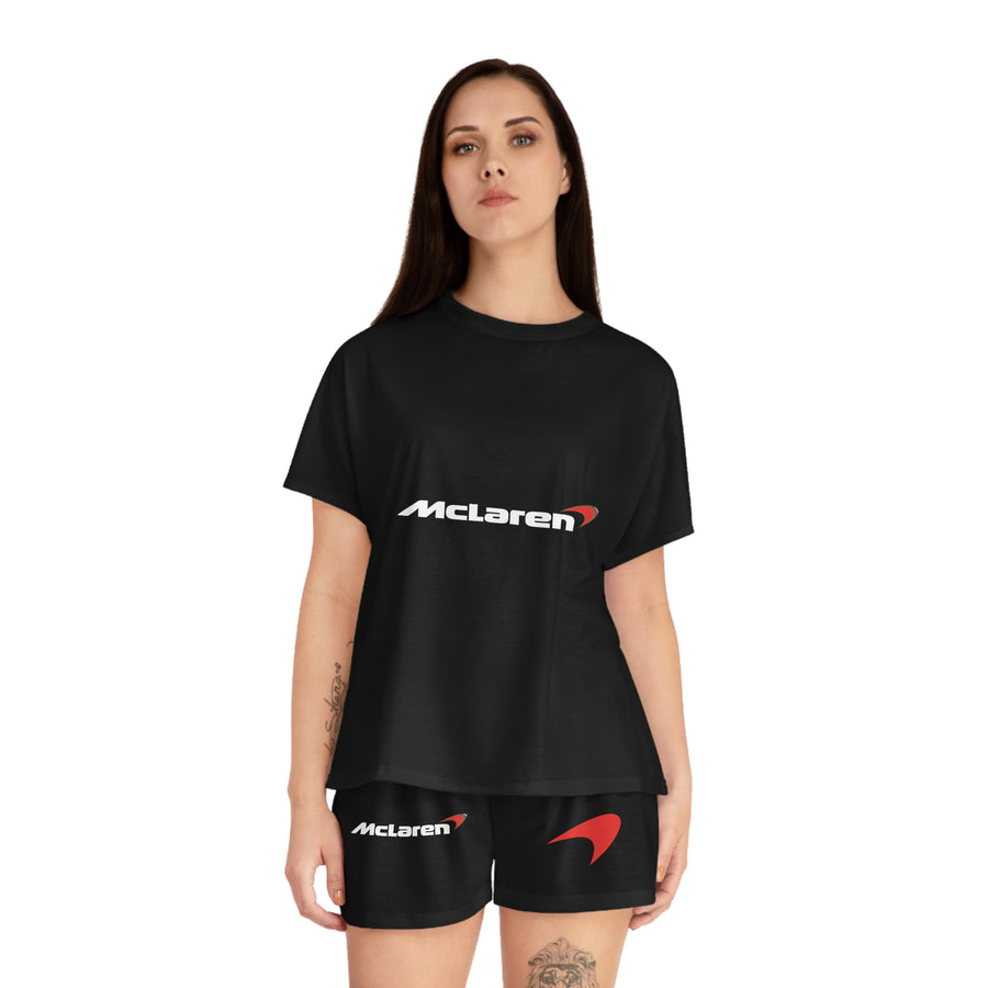 Women's Black McLaren Short Pajama Set™