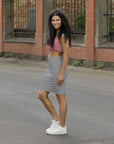 Women's Grey Jaguar Mini Skirt™