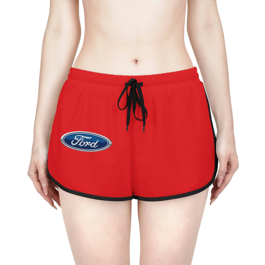 Women's Red Ford Relaxed Shorts™