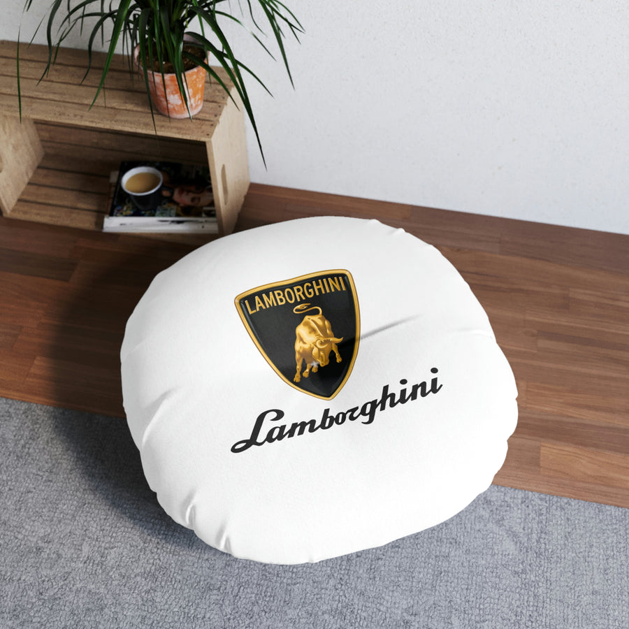 Lamborghini Tufted Floor Pillow, Round™