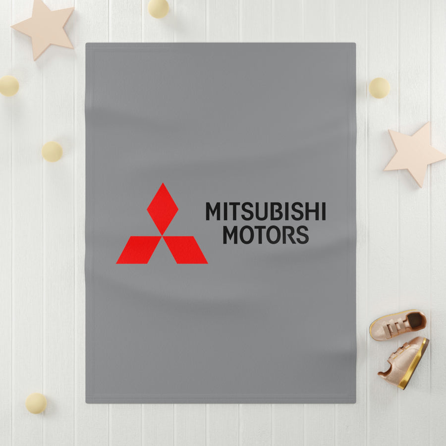 Grey Mitsubishi Soft Fleece Baby Blanket™