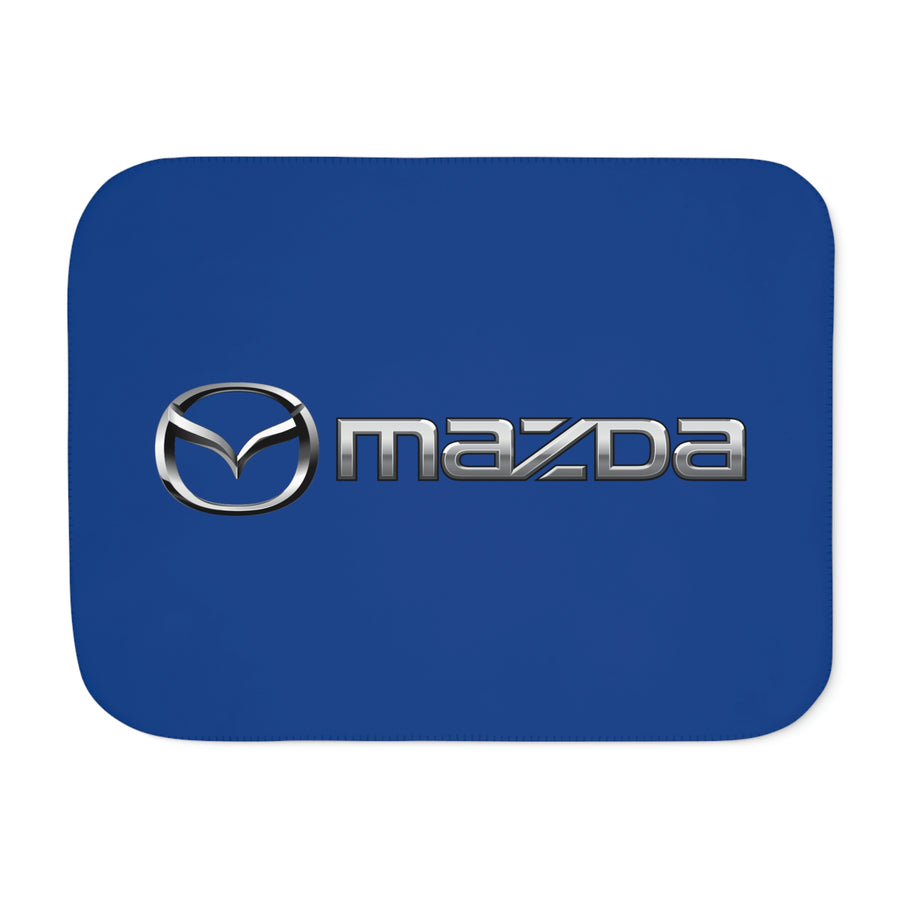 Dark Blue Mazda Sherpa Blanket™