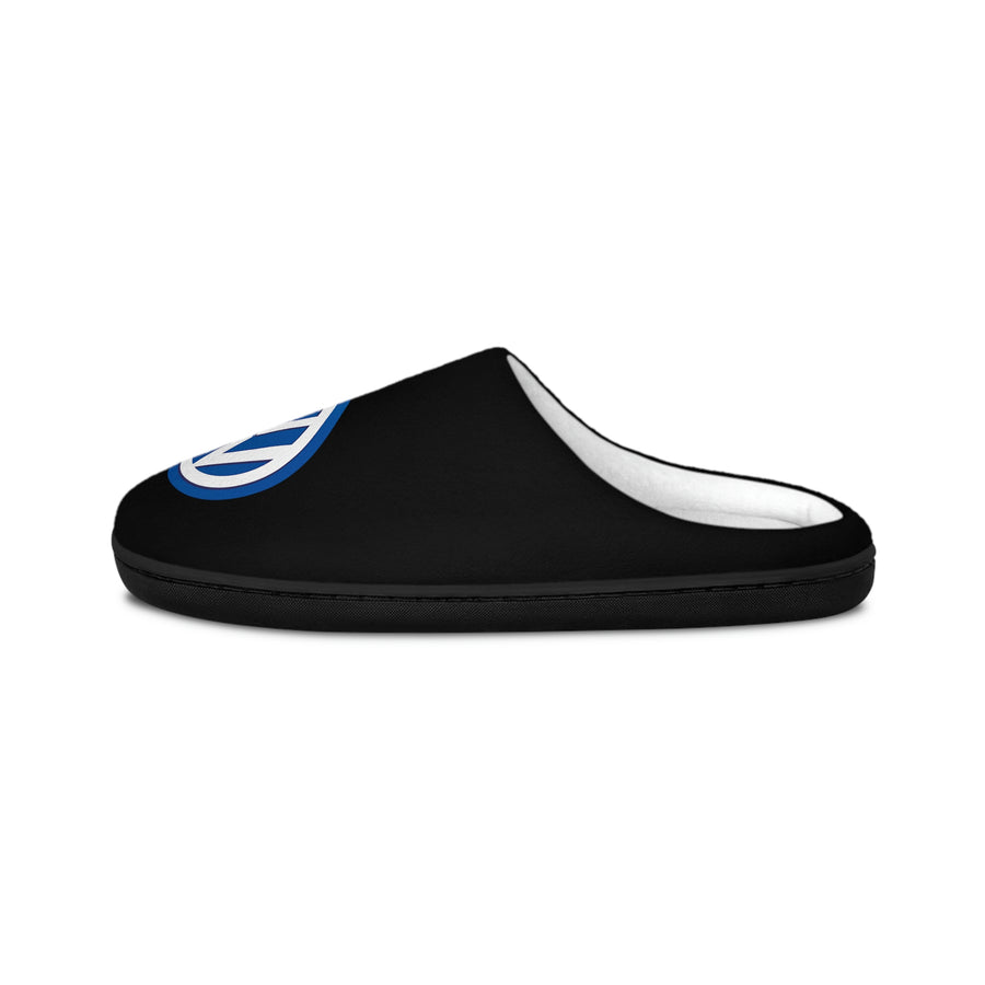 Unisex Black Volkswagen Indoor Slippers