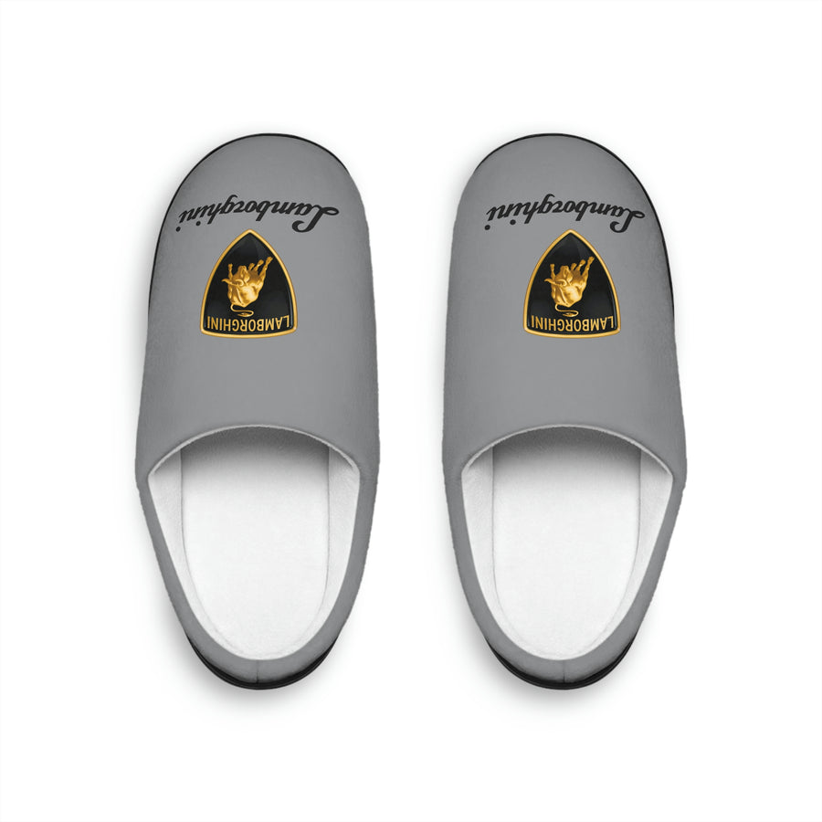 Unisex Grey Lamborghini Indoor Slippers™