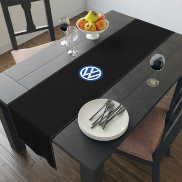 Black Volkswagen Table Runner (Cotton, Poly)™