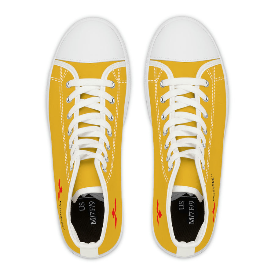 Women's Yellow Mitsubishi High Top Sneakers™