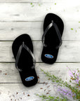 Unisex Black Ford Flip Flops™