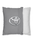 Grey Toyota Spun Polyester pillowcase™