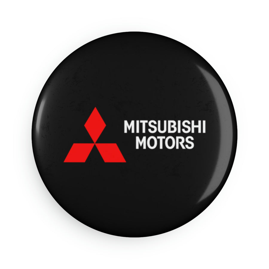 Black Mitsubishi Button Magnet, Round (10 pcs)™