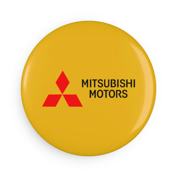 Yellow Mitsubishi Button Magnet, Round (10 pcs)™