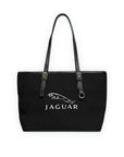 Black Jaguar Leather Shoulder Bag™