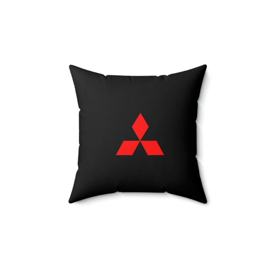 Black Mitsubishi Spun Polyester Square Pillow™