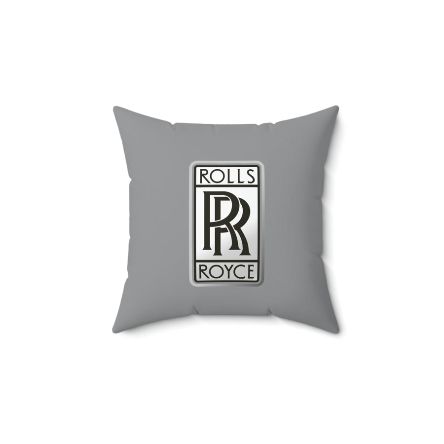 Grey Rolls Royce Spun Polyester Square Pillow™