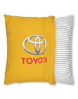 Yellow Toyota Spun Polyester pillowcase™