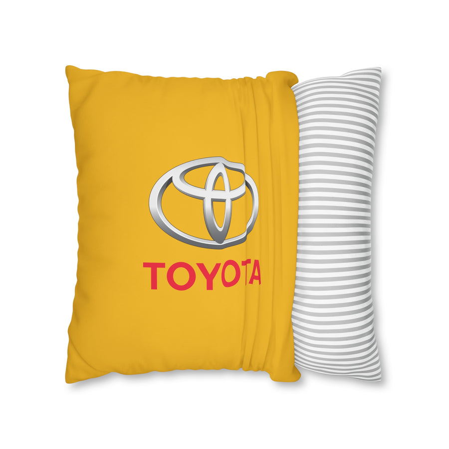 Yellow Toyota Spun Polyester pillowcase™