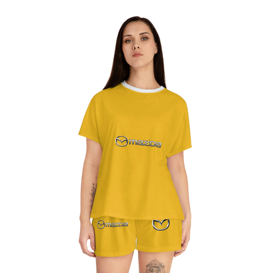 Women's Yellow Mazda Short Pajama Set™