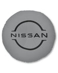 Grey Nissan GTR Tufted Floor Pillow, Round™