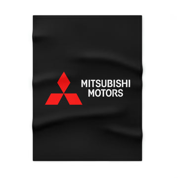 Black Mitsubishi Soft Fleece Baby Blanket™