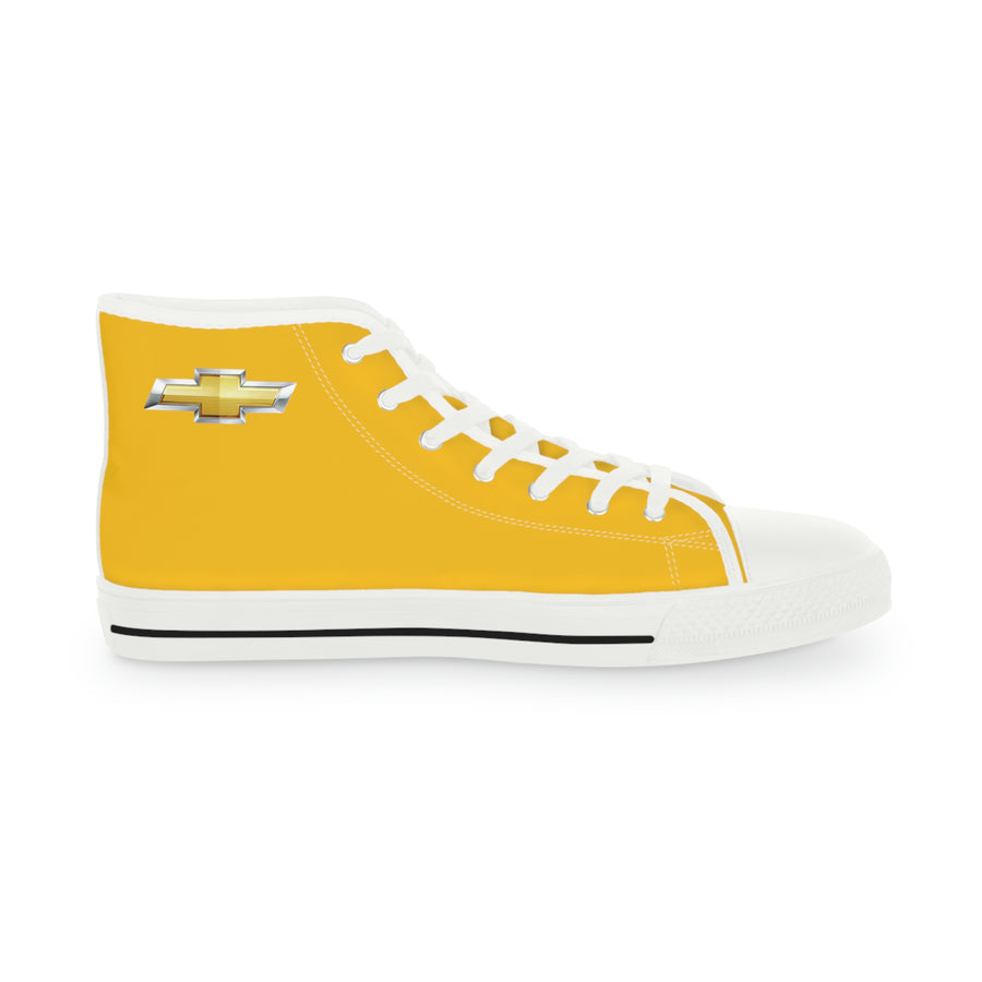 Men's Yellow Chevrolet High Top Sneakers™