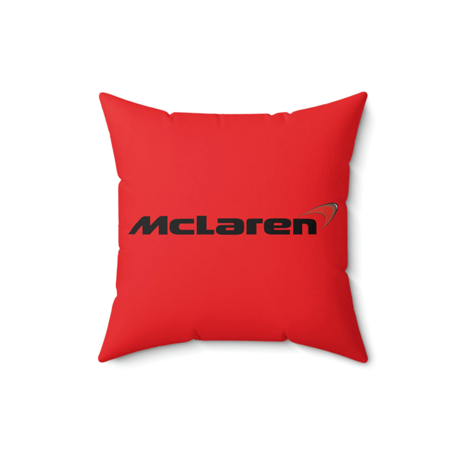 Red Mclaren Spun Polyester Square Pillow™