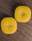 Yellow Mazda Tufted Floor Pillow, Round™