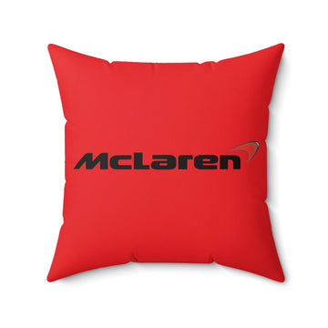 Red Mclaren Spun Polyester Square Pillow™