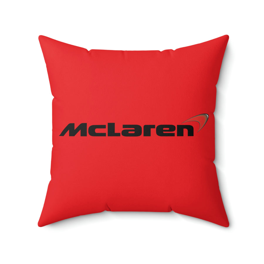 Red Mclaren Spun Polyester Square Pillow™