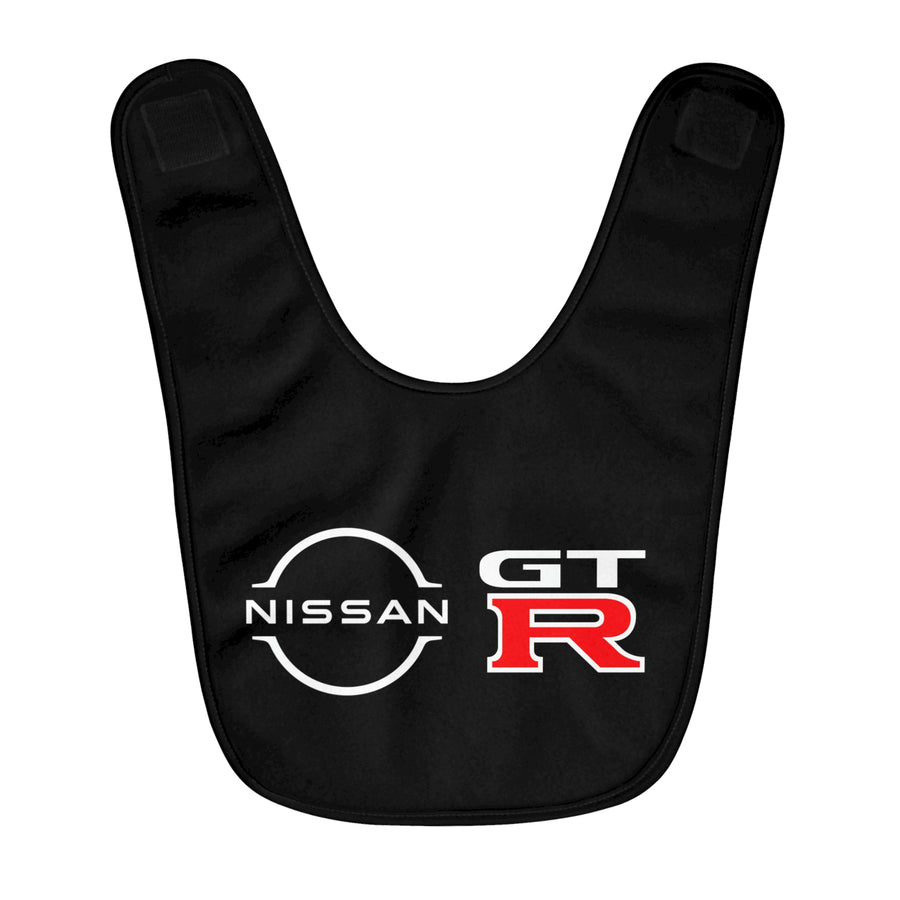 Black Nissan GTR Fleece Baby Bib™