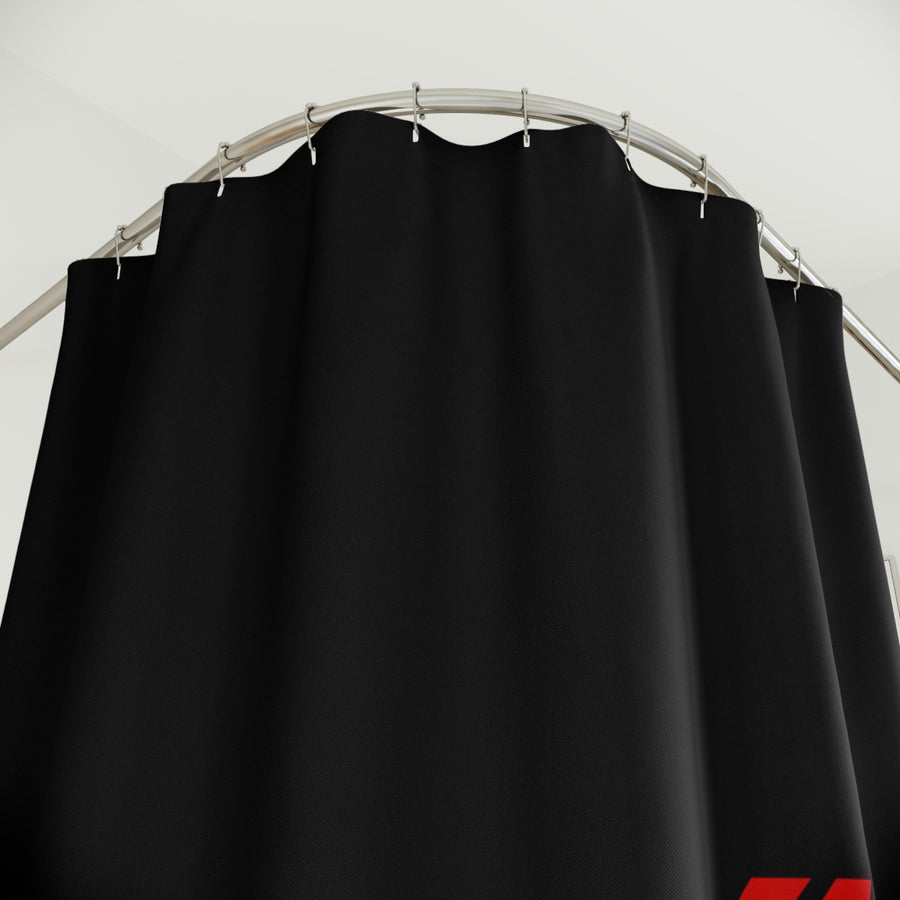 Black Dodge Polyester Shower Curtain™