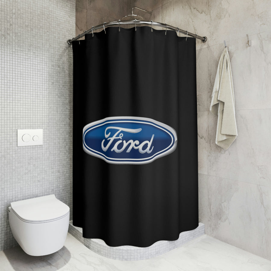 Black Ford Shower Curtain™