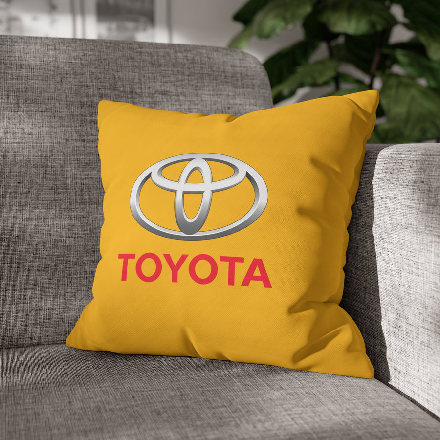 Yellow Toyota Spun Polyester pillowcase™