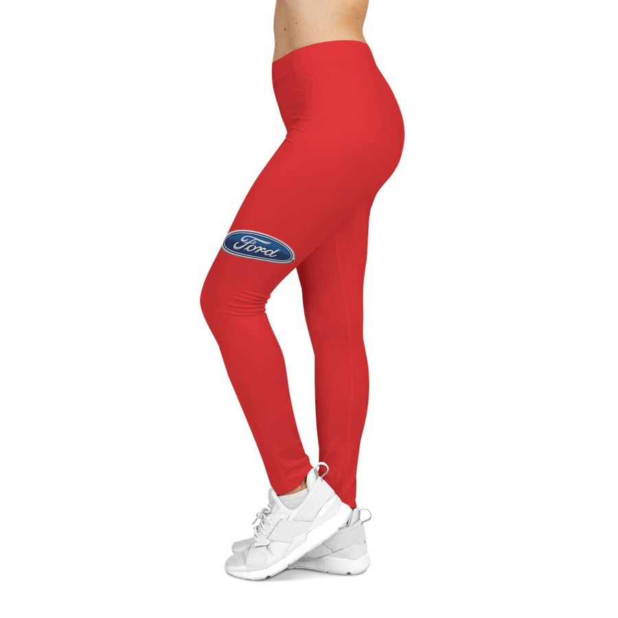 Women's Red Ford Casual Leggings™
